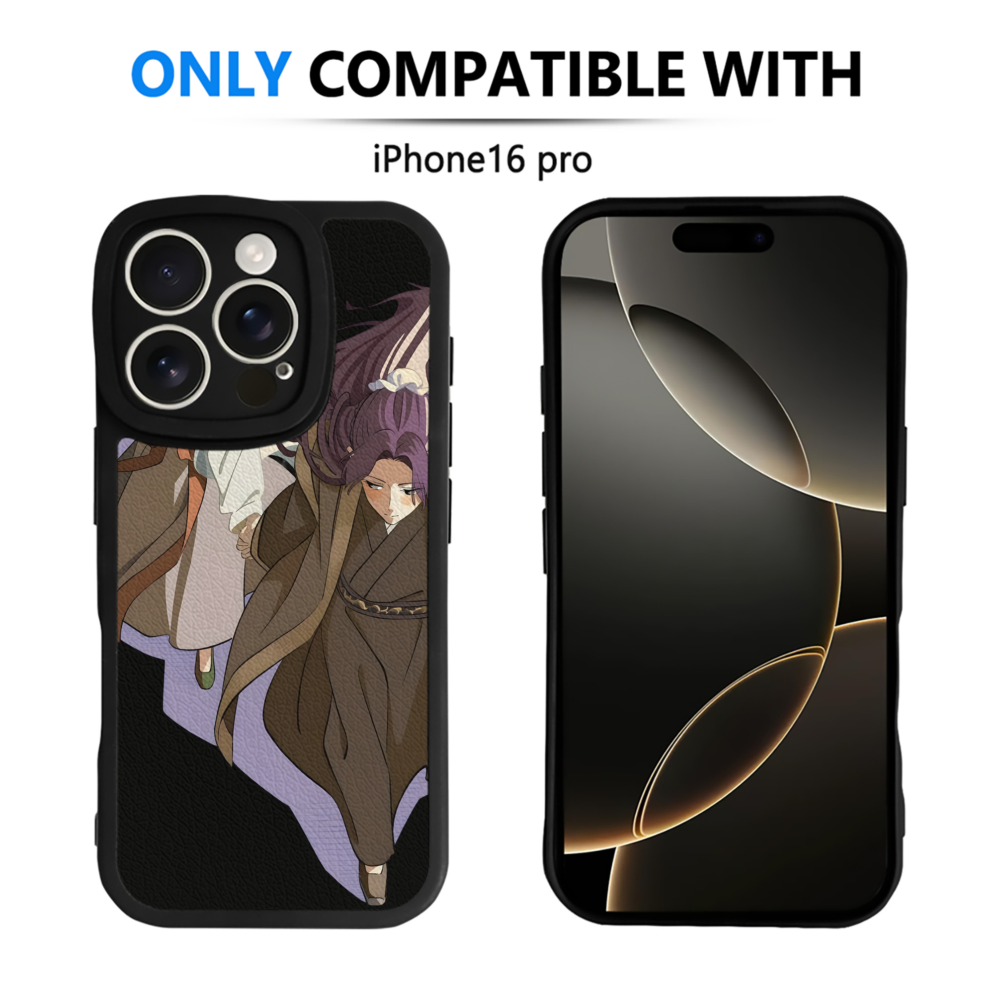 （画像用） 薬屋のひとりごと The Apothecary Diaries 【iPhone 16シリーズ対応】シリコンスマホケース（レザー調） 材質：シリコン
